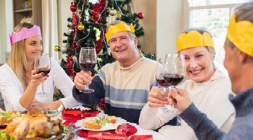 peoples enjoying Christmas party