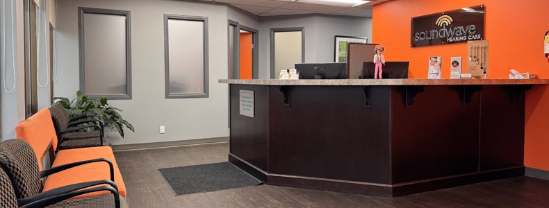 Reception at the Grande Prairie location clinic